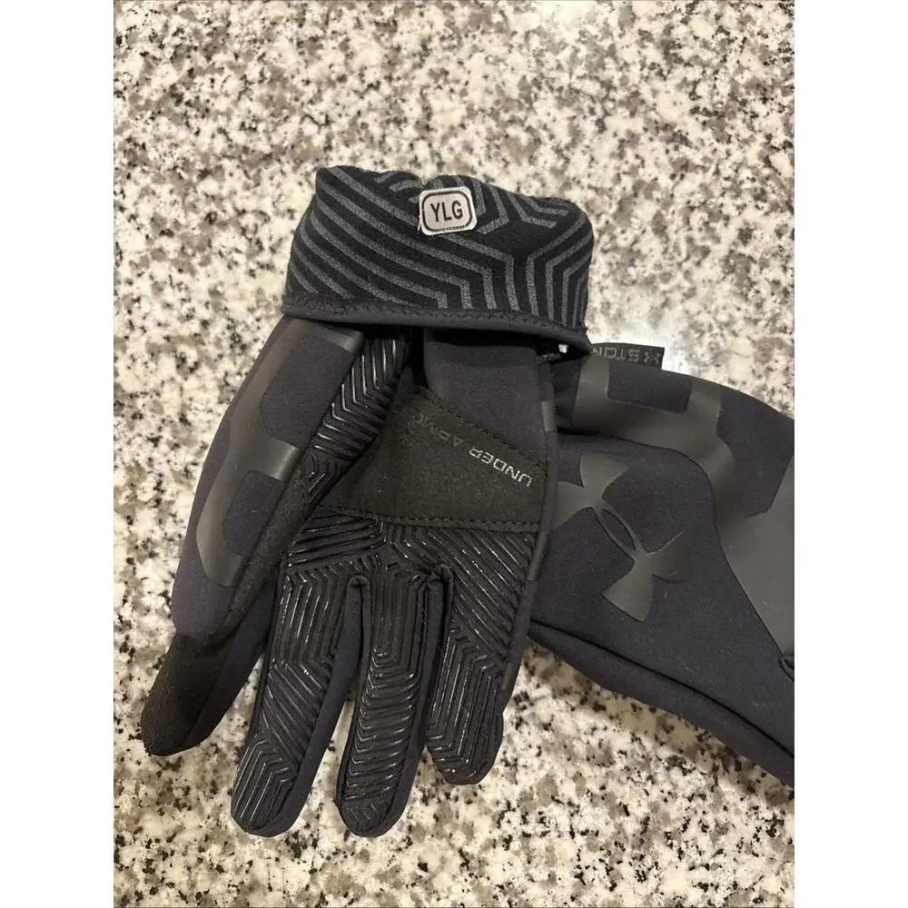 Under‎ Armour Storm Youth Large Glove, Black